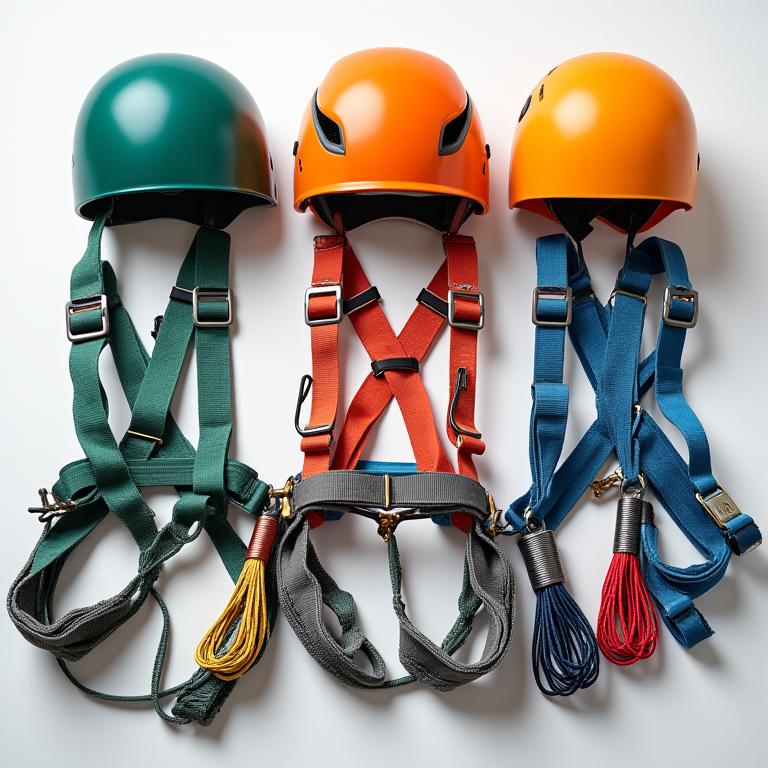 Equipo de escalada profesional